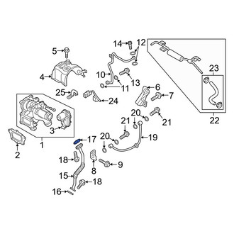 Hyundai OE - Turbocharger Oil Line Gasket