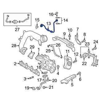 Hyundai OE - Turbocharger Oil Line