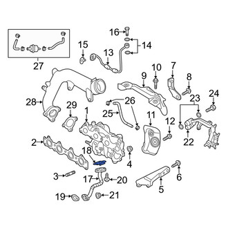 Hyundai OE - Turbocharger Oil Line Gasket