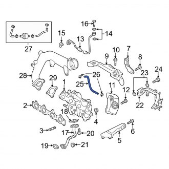 Hyundai Elantra Turbo & Supercharger Lines, Hoses, Fittings — CARiD.com