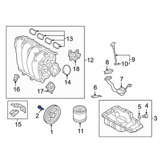 Hyundai OE - Engine Crankshaft Pulley Bolt