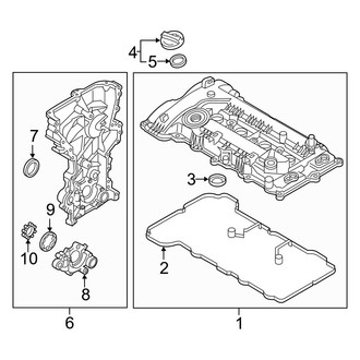 Hyundai OE - Engine / Transaxle - Valve & Timing Covers