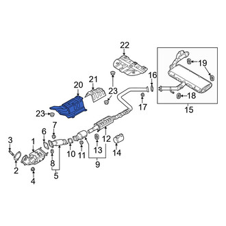 Hyundai OE - Front Floor Pan Heat Shield