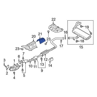 Hyundai OE - Center Floor Pan Heat Shield