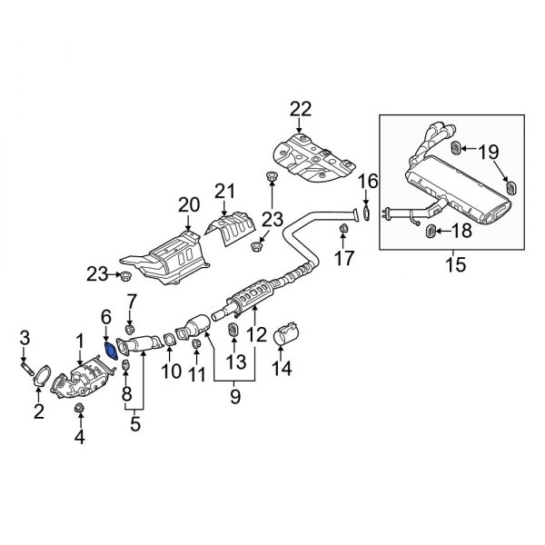 Exhaust Muffler Gasket