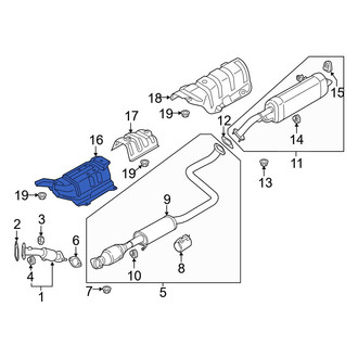 Hyundai OE - Front Floor Pan Heat Shield