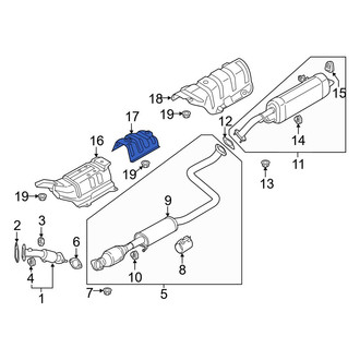 Hyundai OE - Center Floor Pan Heat Shield
