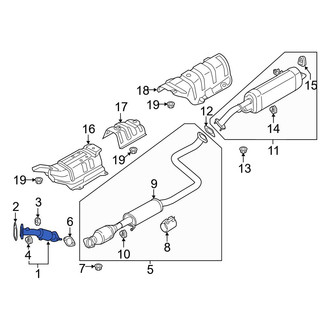 Hyundai OE - Exhaust Intermediate Pipe