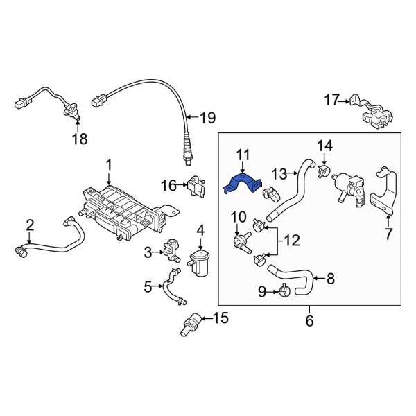 Emission Check Valve Bracket