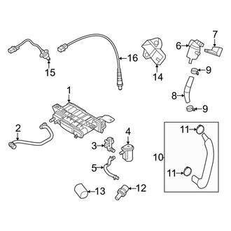 Hyundai OE - Emission System - Emission Components (1.6L)