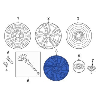 Hyundai OE - Wheel Cover