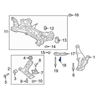 Hyundai OE - Bumper Impact Bar Bolt