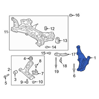 Hyundai OE - Front Right Steering Knuckle