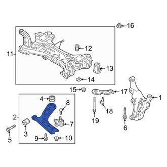 Hyundai OE - Front Right Suspension Control Arm