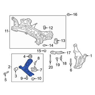 Hyundai OE - Front Right Suspension Control Arm