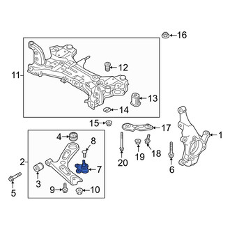 Hyundai OE - Front Left Suspension Ball Joint