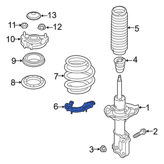 Hyundai OE - Front Lower Coil Spring Insulator