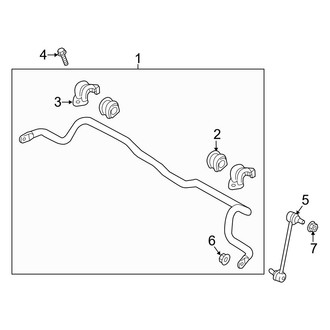 Hyundai OE - Front Suspension - Stabilizer Bar & Components (Sport)