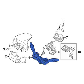 Hyundai OE - Steering Column Switch Housing