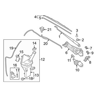Hyundai OE - Washer Fluid Reservoir