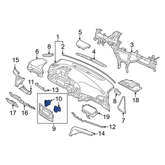 Hyundai OE - Right Outer Dashboard Air Vent