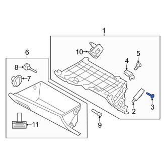 Hyundai OE - Tie Down Hook Screw