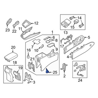 Hyundai OE - Lower Console Trim Panel