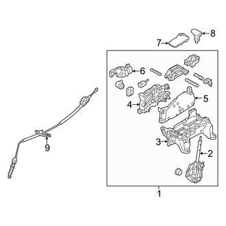 Hyundai OE - Center Console (Shifter Components), (Automatic CVT Tr)