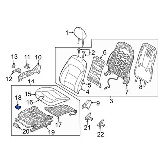 Hyundai OE - Front Right Air Bag Passenger Presence Module