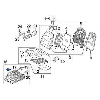 Hyundai OE - Front Right Air Bag Passenger Presence Module