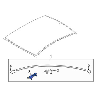 Hyundai OE - Roof Molding Clip