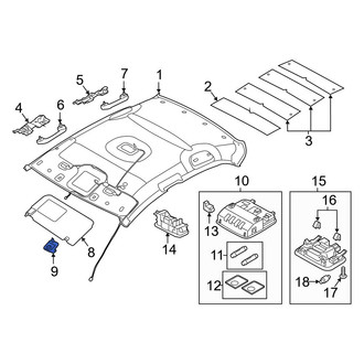 Hyundai OE - Sun Visor Holder