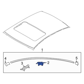 Hyundai OE - Roof Molding Clip
