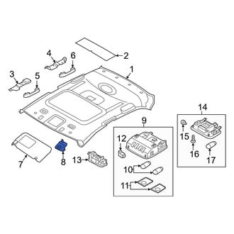 Hyundai OE - Sun Visor Holder