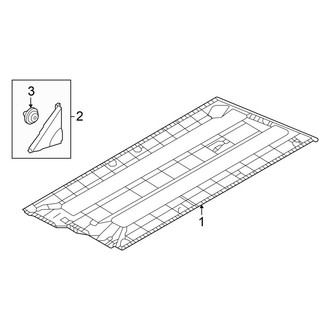 Hyundai OE - Pillars, Rocker & Floor - Exterior Trim (USA Built)