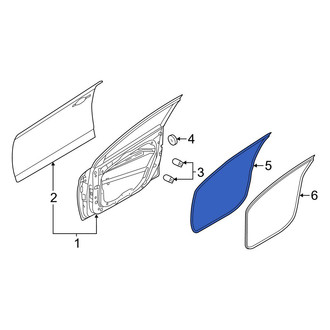 Hyundai OE - Front Left Inner Door Seal