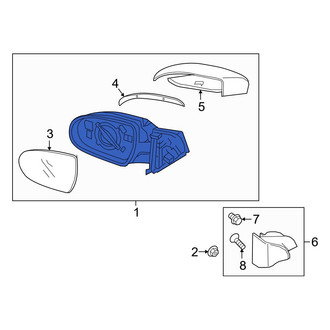 Hyundai OE - Front Right Door Mirror
