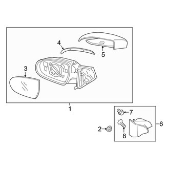 Hyundai OE - Front Door - Outside Mirrors (USA Built)