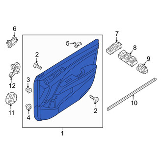 Hyundai OE - Rear Left Outer Door Outer Panel