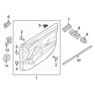 Hyundai OE - Front Door Interior Trim Panel Cap