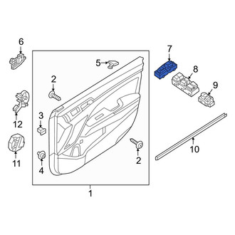 Hyundai OE - Rear Door Window Switch