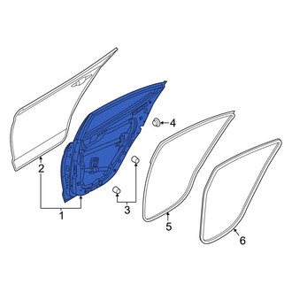 Hyundai OE - Rear Right Door Shell