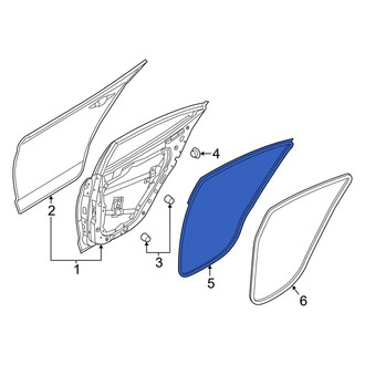 Hyundai OE - Front Left Inner Door Seal