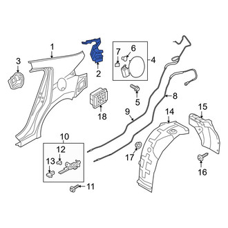 Hyundai OE - Rear Right Tail Light Pocket