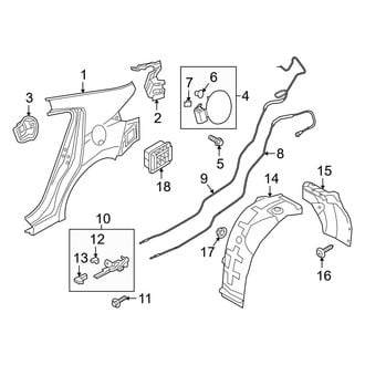 Hyundai OE - Quarter Panel & Components (USA Built)