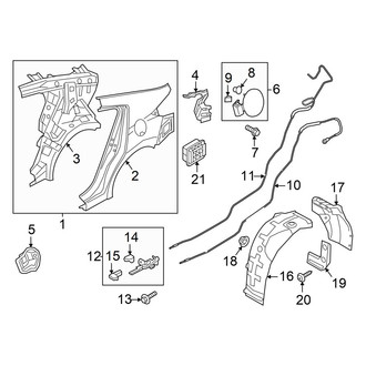 Hyundai OE - Quarter Panel & Components (Korea Built)