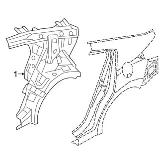 Hyundai OE - Quarter Panel - Inner Structure