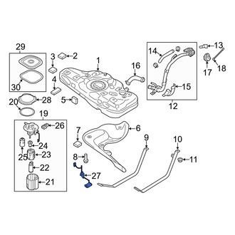 Hyundai OE - Fuel Sender and Hanger Assembly