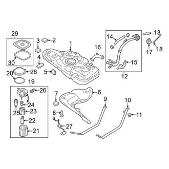Hyundai OE - Fuel System Components