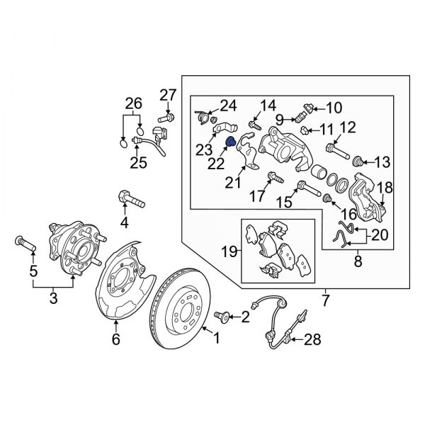 Disc Brake Caliper Pin Boot